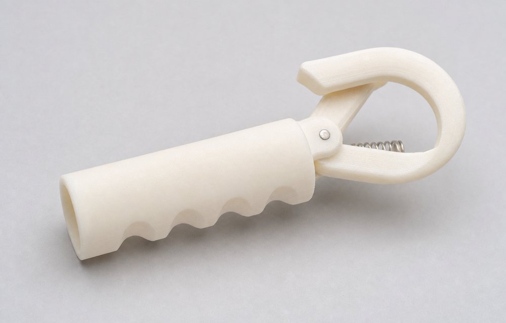 3D printed ivory nylon PA12 parts for consumer and sports