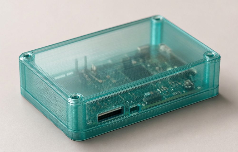 3D printed PETG protective enclosure