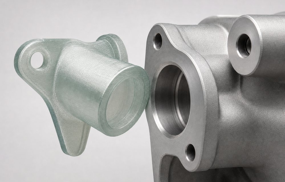 3D printed translucent PET-G parts for r&d and prototyping