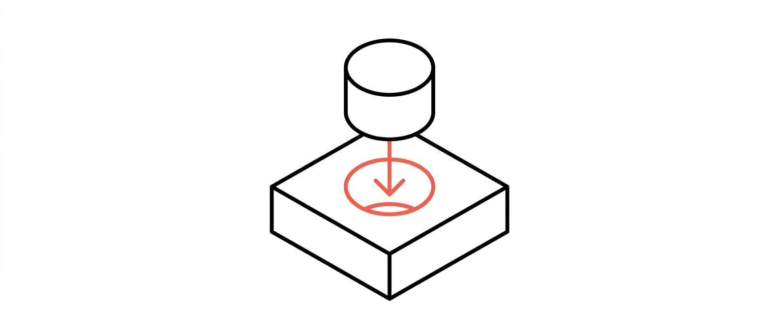 Technical diagram showing minimum 0.5 mm clearance gap between two moving or mating CF-PA 3D printed parts