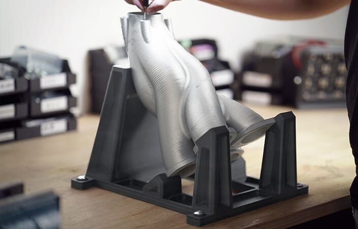 3D printed assembly jig — end-of-arm tooling and robotic grippers