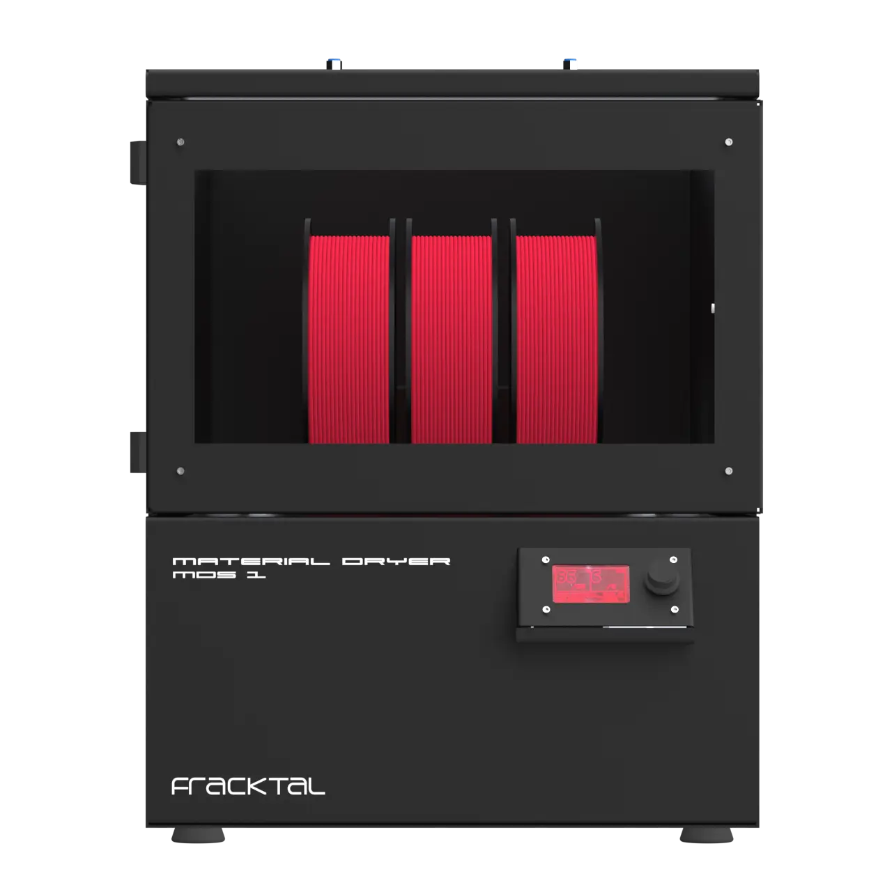 MDS1 Material Dryer by Fracktal Works, holds 3 filament spools