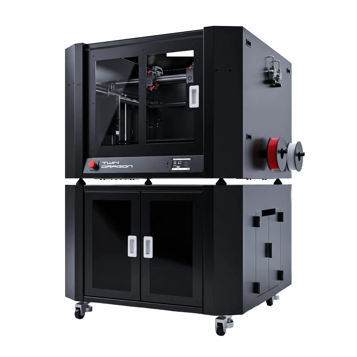 Fracktal Twin Dragon IDEX industrial 3D printer