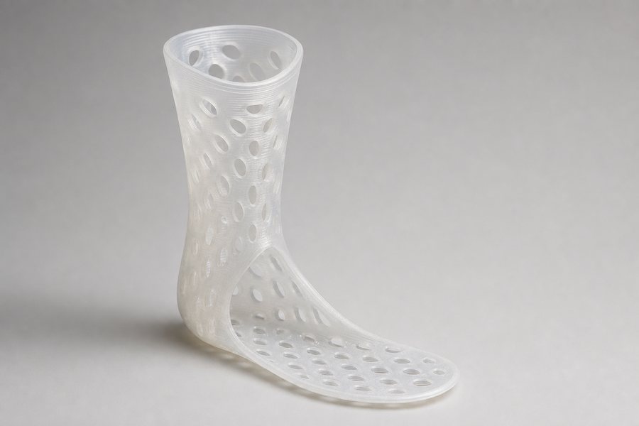 3D printed polypropylene orthotic device
