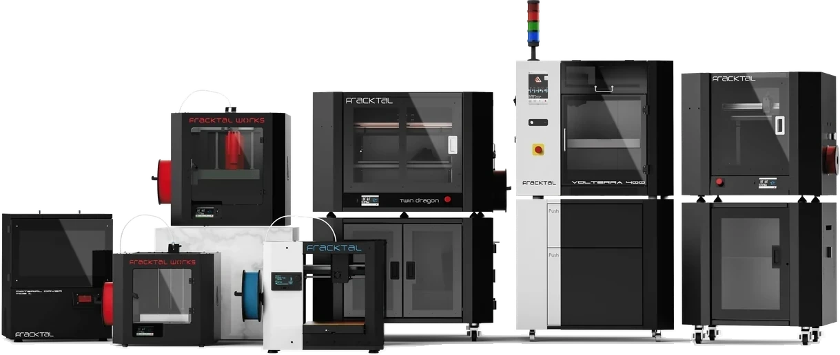 The Fracktal 3D printer range