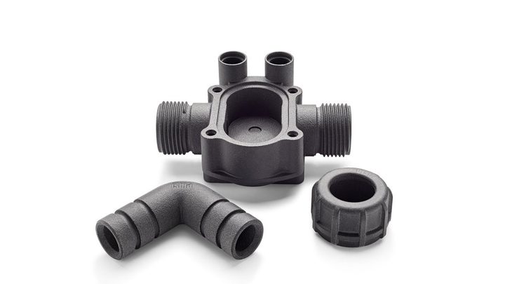 HP Multi Jet Fusion 3D printed parts