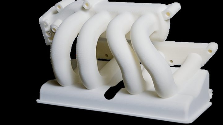SLS 3D printed nylon parts