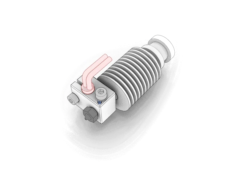 Cutaway render of the genuine E3D hotend and swappable nozzle