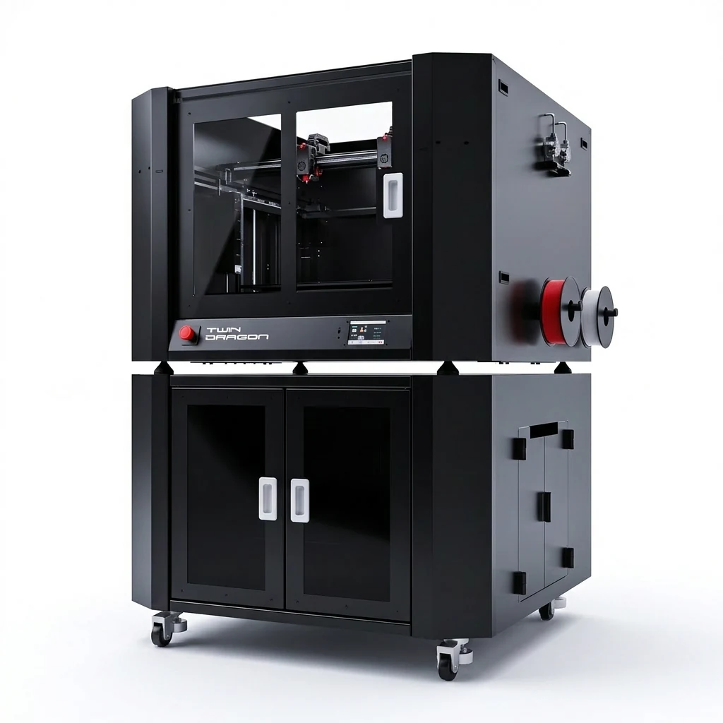 Fracktal Twin Dragon 3D printer