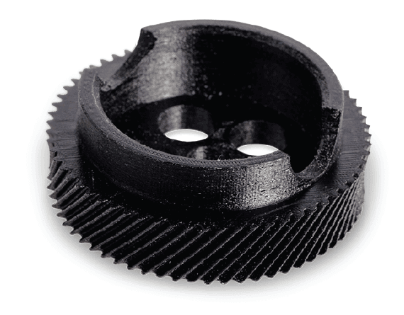 Nylon 3D printed gear