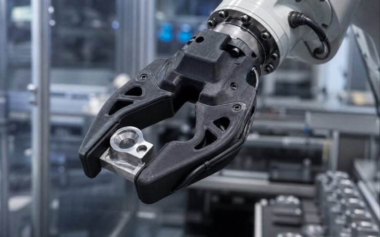 3D printed robotics parts: a gripper and joint housings