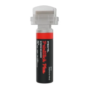 A PrintStick Plus 50 ml bed-adhesive applicator, cap on